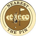 Nearest the Pin medal centre 25mm