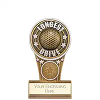 Ikon Longest Drive Golf Award 125mm