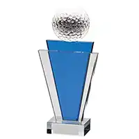 Gauntlet Crystal Golf Award 180mm