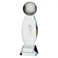 Infinity Crystal Golf Award 230mm