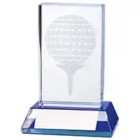 Davenport Crystal Golf Ball Award 10cm