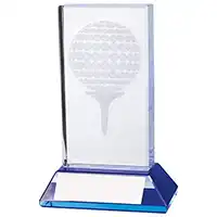Davenport Crystal Golf Ball Award 11cm