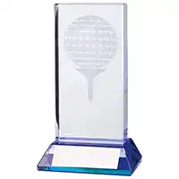 Davenport Crystal Golf Ball Award 12cm