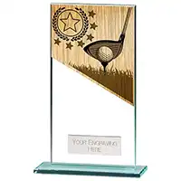 Mustang Glass Golf Club Award 160mm