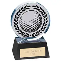 Emperor Crystal Golf Ball Award 125mm