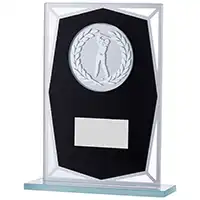 Golf Male Black Glass Award 165mm