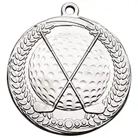 70mm Silver Cross Clubs Golf Medal