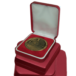Metallic Red 87mm Medal Case 6.95