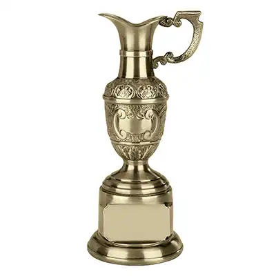 Gold Claret Jug Trophy 26cm