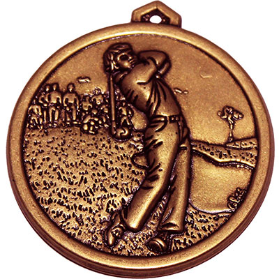 Bronze Longest Drive Medal 56mm