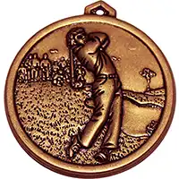 Bronze Longest Drive Medal 56mm