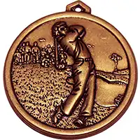 Bronze Longest Drive Medal 38mm