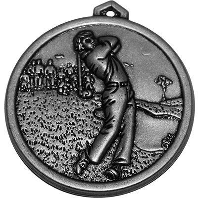 Silver Longest Drive Medal 38mm