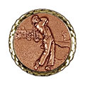 Bronze Longest Drive Medal 87mm