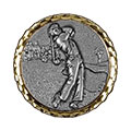 Silver Longest Drive Medal 87mm