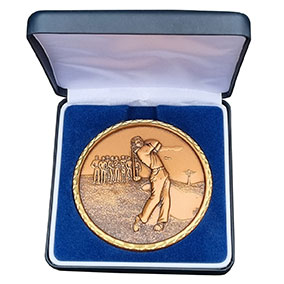 87mm Bronze Longest Drive Medal in Case
