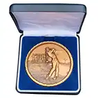 87mm Bronze Longest Drive Medal in Case