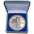87mm Silver Longest Drive Medal in Case