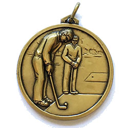 Mens Golf Scene Medal 56mm