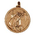Gold Golf Bag Medal 56mm