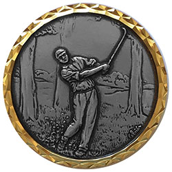 Silver In the Trees Golf Medal 60mm