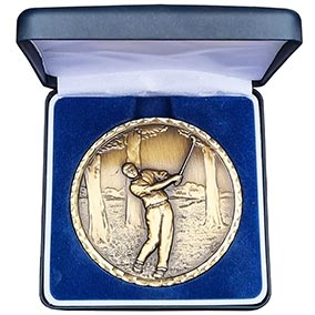 87mm Gold In The Trees Medal in Case