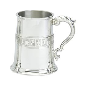 Pewter Golf Ring Tankard