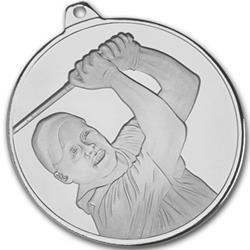Frosted Glacier Golfer Medal