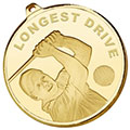 Frosted Glacier Longest Drive Medal 50mm