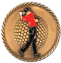 Golf Medals with ribbons and cases FREE engraving