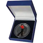 Silver golf medal