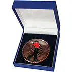 Silver golf medal