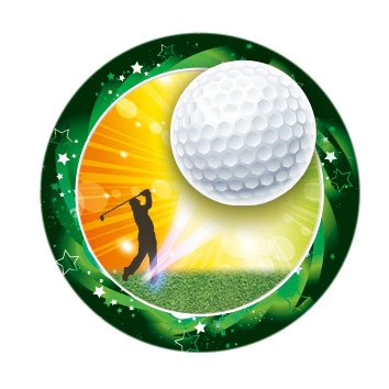 Golf Ball Medal Centre 25mm