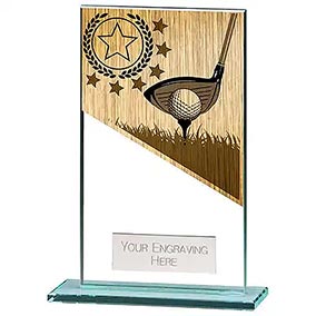 Mustang Glass Golf Club Award 140mm