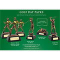 Gold Figure Golf Day Set