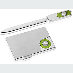 Letter Opener and Card Case Set