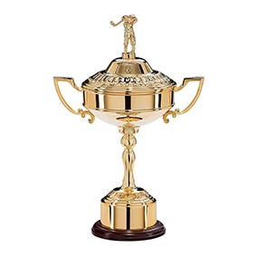 Gold Atlantic Style Golf Cup 12in