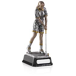 Ladies Golf Figure 20cm