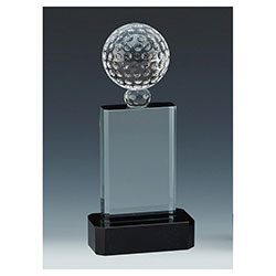 Victor Glass Golf Ball Plaque 155mm
