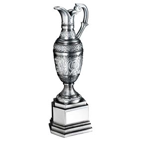 Silver Chased Design Claret Jug 20cm 