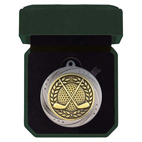 Superstar Golf Winner Silver Medal 60mm