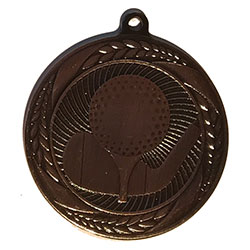 Golf Medal Gold 55mm