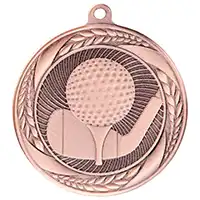 Typhoon Golf Medal Bronze 55mm