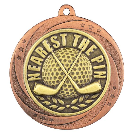 Supoerstar Golf NTP Bronze Medal 60mm