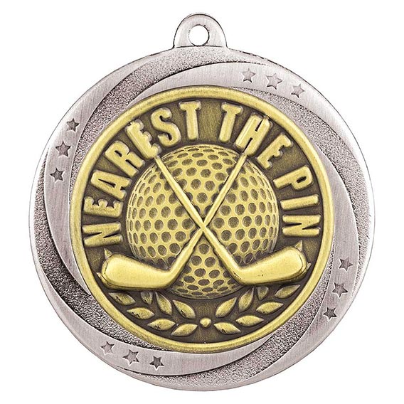 Supoerstar Golf NTP Silver Medal 60mm