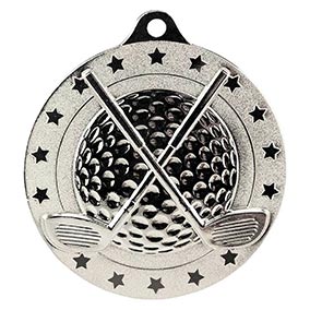 Cascade Golf Medal Silver 50mm