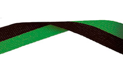 Black & Green Medal Ribbon 54p