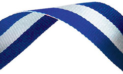 Blue, White & Blue Medal Ribbon 54p