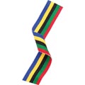 Olympic Colours Medal Ribbon 63p