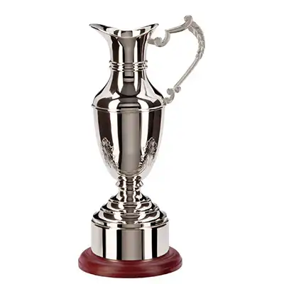 The Classic Nickel Plated Golf Claret Jug 24cm